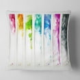 thumbnail image 2 of Designart Colorful Headers with Blots - Abstract Throw Pillow - 16x16, 2 of 5