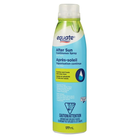 Equate After Sun Continuous Spray Aloe Vera