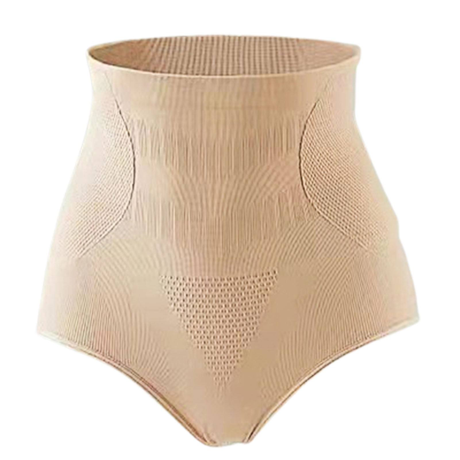 XL, Beige) 2pcs Womens' Shapewear Tummy Control Panties High Waist Body  Shaper Unique Ion Fiber Butt lifting Smooth Underwear, No rolled edges on  OnBuy