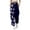 A Blue, variant on Women Joggers Halloween Printed High Waisted Sweatpants Stretch Drawstring Grunge Trousers Fall Winter Relaxed Fit Comfy Pants Women