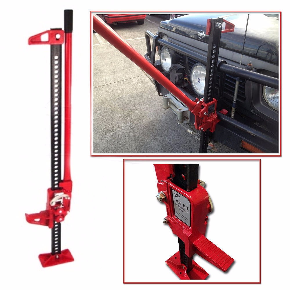 Stark 48'' Universal Trail Jack Farm Tractor Truck Bumper Ratcheting