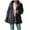 Black, variant on Meichang Women Casual Sherpa Fleece Jacket Hoodies Winter Warm Fluffy Coat Faux Full Zip Fuzzy Long Sleeve Sweatshirt Outwear