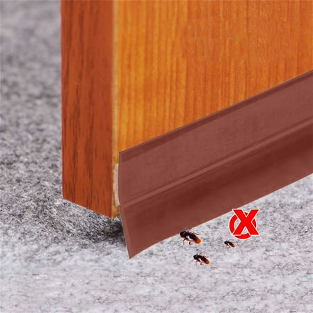 

Tanwpn Transparent Windproof Silicone Sealing Strip Bar Door Sealing Strip