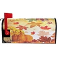 thumbnail image 2 of Sunflower Maple Leaves Pumpkin Autumn Fall Flowers Mailbox Covers Standard Size Happy Thanksgiving Day Harvest Welcome Fall Yall Magnetic Mail Wraps Cover Letter Post Box 21" Lx 18" W, 2 of 5