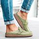 thumbnail image 2 of Zuecos Informales Y Cómodos Para Mujer, Sandalias De Gamuza Sin Cordones, Zapatos De Verano Para El Hogar Y La Oficina, 2 of 4