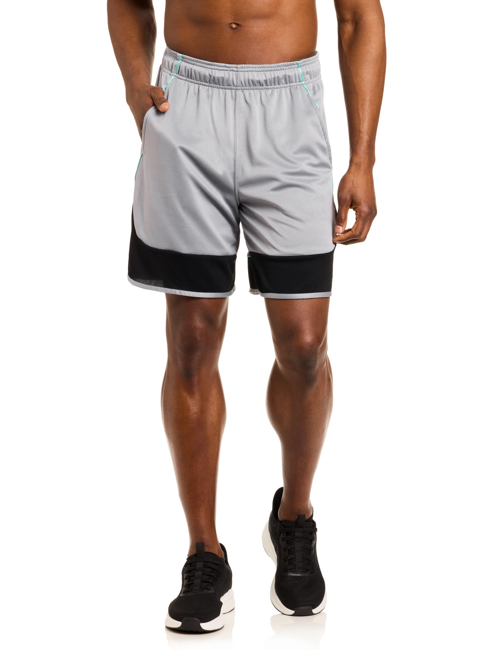 AND1 Men's and Big Men's Active Swing-Man Short, up to Size 3XL