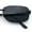 All Black, variant on Rimless Rounded Rectangle Hustler Fashion Metal Frame Sunglasses All Black