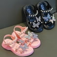 thumbnail image 7 of Girls Style Pearl Sandals for Kids Soft Indoor Outdoor Sandals with Water Glitter Straps Sole for Little Girls Summer Beach Shoes Sandals Girls Size 4 Girls Flip Flops Girls Size 2 Sandals, 7 of 7