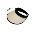 thumbnail image 2 of Sombrero de visera solar de ala ancha, gorra de playa plegable, 2 of 6