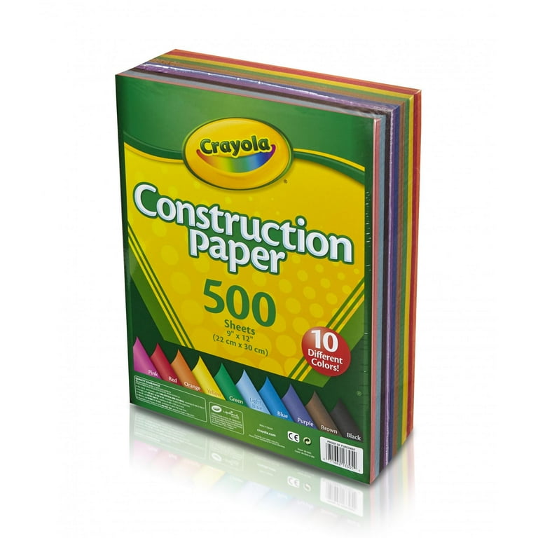 A4 SUGAR/ACTIVITY/CONSTRUCTION PAPER:100 SHEETS, 10 COLOURS