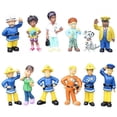 thumbnail image 1 of 12pcs Fireman Sam Figures Toy Set Cake Toppers Decoration Cartoon Doll Kids Birthday Toy Gift, 1 of 3