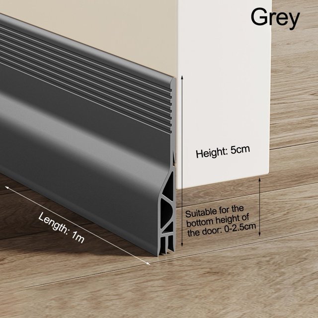Door Seal Strip Self-Sticky Door Draught Stopper Wind Protection Dust Protection