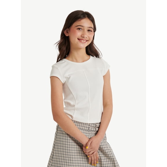 Justice Girls Seamed Base Layer Top, Sizes XS - XLP