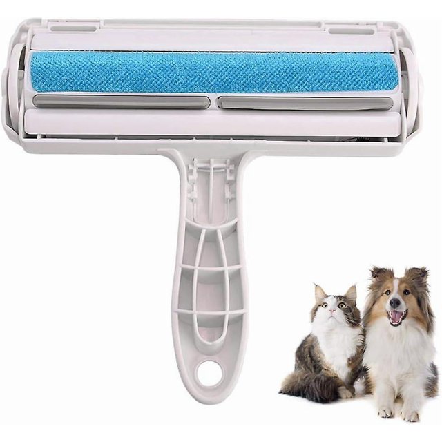 Pet Hair Remover Roller for Furniture, Reusable Cleaning Brush for Cat Dog, Self-Cleaning Lint Remover for Carpet, Bedding