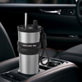 thumbnail image 7 of 24 oz Stainless Steel Tumbler with Lid and Straw Insulated Water Bottle Leak Proof for Hot and Cold Portable Travel Coffee Mug Reusable Coffee Cup Silver, 7 of 7