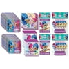 Shimmer and Shine Birthday Party Supplies Bundle Pack includes 16 Dessert Cake Paper Plates, 6 Lunch Napkins, 16 Favor Loot Bags, 16 Party Invitations with Envelopes, 16 Party Blowouts