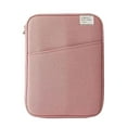 thumbnail image 1 of pitrice 1/2/3 Tablet Sleeve Bag Laptop Pouch Multi Pockets Computer Notebook Keyboard Storage Charging Cable Organizer Office Travel Pink 13.3-14inch 1 Pc, 1 of 6