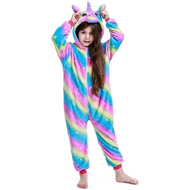 Pijama de unicornio unisex para niños Disfraz de mono de Halloween para niños Adepaton CJWUS-3057