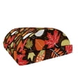 thumbnail image 1 of Autumn Foot Rest, Fall Season Growth Flourish Maple Willow Pears Leaves Forest Doodle, Non-Slip Backing Ergonomic Memory Foam Leg Support for Office, Dark Brown and Multicolor, by Ambesonne, 1 of 5