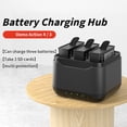 thumbnail image 5 of Battery Charging Hub Charging 3 Batteries Action Camera Accessories with Charging Indicator Light Charging Station for DJI OSMO Action 4/3 Cameras, 5 of 8