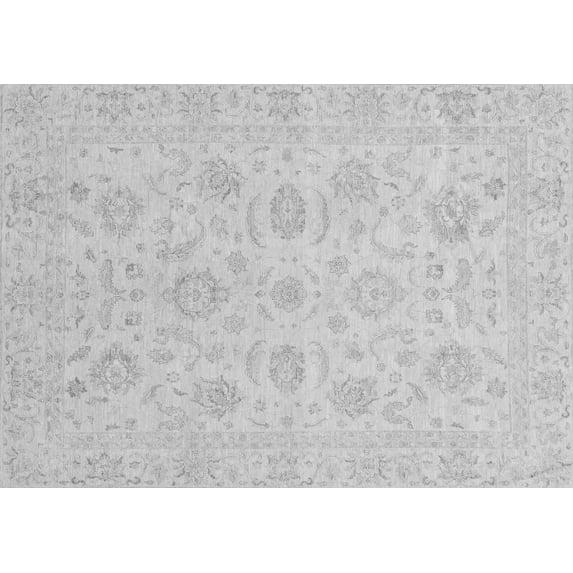 Ahgly Company Indoor Rectangle Oriental Gray Traditional Area Rugs, 2' x 3'