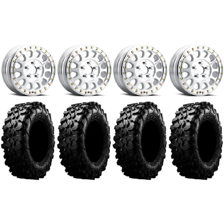 Method 401-R Beadlock Raw Wheels 32 Carnivore Tires Polaris RZR Turbo R & Pro R Ranger 1500 Xpedition