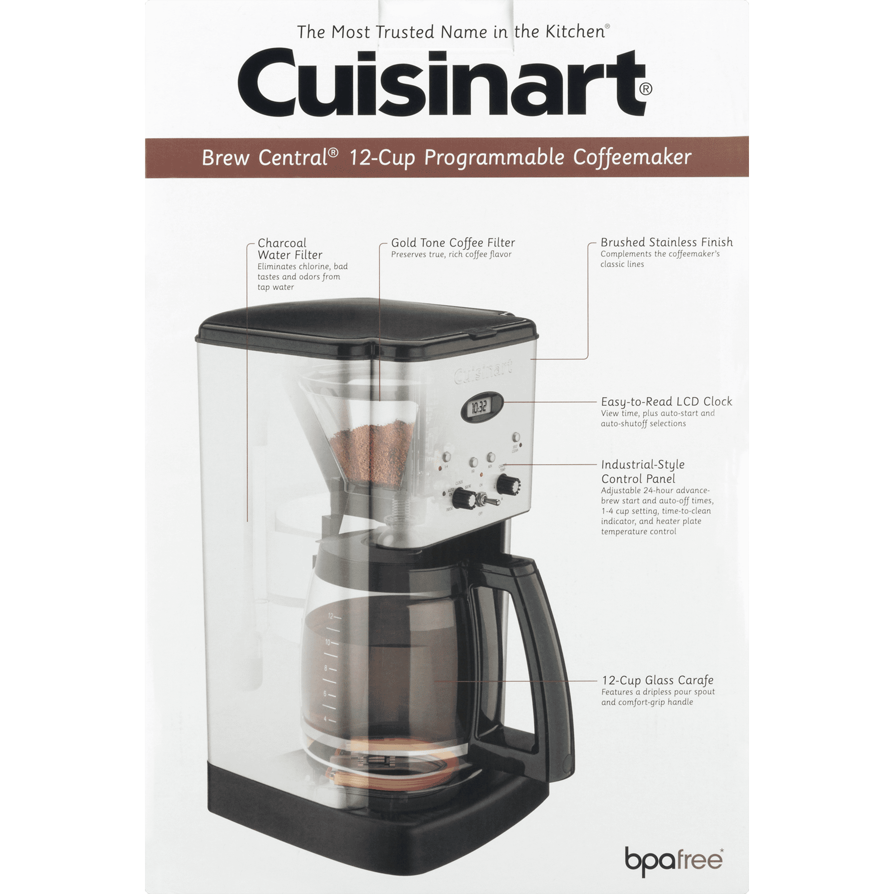 Cuisinart Brew Central™ 12 Cup Programmable Coffeemaker, DCC