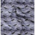 thumbnail image 1 of Soimoi Purple polyester Crepe Fabric Crow Bird Print Fabric by Yard 52 Inch Wide, 1 of 6