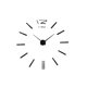 thumbnail image 1 of Reloj de Pared 3D con Números Personalizable para Decoración del Hogar TIME negro, 1 of 9