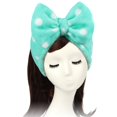 thumbnail image 1 of Shintop Sweet Super Soft Caroset Lunares Lavado Cosmético Diadema Hairlace (Verde), 1 of 5