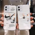 thumbnail image 2 of Funda suave transparente Nike AJ para iPhone 12/Pro Max/Mini/6/7/8/Plus/X/XR/Xs Max/i11/SE2, 2 of 4