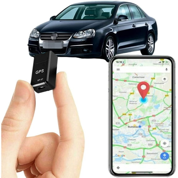 MSHUN - GPS Tracker for Vehicles, Mini Magnetic GPS Real Time Car Locator, Micro GPS Tracking Device, Full Global Coverage Long Standby GSM SIM GPS Tracker for Vehicle, Car, Person Location