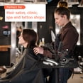thumbnail image 6 of TASALON Salon Tray on Wheels - Aluminum Instrument Tattoo Tray with Wheels - Adjustable Salon Service Rolling Tray Hairstylist Hairdresser Cart with Wheels - Hairstylist Cart - Black, 6 of 7
