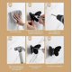 thumbnail image 3 of 6 Pack Decorative Stainless Steel Single Hooks in Butterfly Shape for Home and Bathroom Use, 3 of 4
