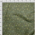 thumbnail image 4 of oneOone Georgette Viscose Olive Green Fabric Floral & Sewing Fabric By The Yard Printed Diy Clothing Sewing Supplies 42 Inch Wide, 4 of 4