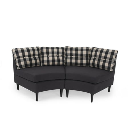 - Christopher Knight Home Jazmine Contemporary 2 Seater Modular Fabric Sectional by