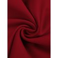 thumbnail image 5 of INSPIRE CHIC Women's 3/4 Sleeve Work Dress Boat Neck Elegant Pencil Sheath Dresses 2XL Dark Red, 5 of 6