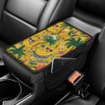 thumbnail image 2 of Uourmeti Elastic Polyester Car Arm Rest Cover with Waterproof Soft Pad, Anti Scratch Center Console Pad for Most Suvs and Trucks, Surfing Banana Center Console Box Pad, 2 of 6