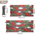 thumbnail image 3 of Coolnut Beach Towels Chili Peppers Flower Camping Towels Sand Free Beach Towel, 30"x60" Large Beach Towels Quick Dry Bath Travel Towels Pool Yoga Beach Mat for Men Women, 3 of 6