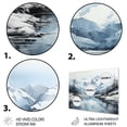 thumbnail image 3 of Designart "Arctic Serenity Alaska I" Winter Landscape Metal Art Living Room, 3 of 5