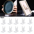 thumbnail image 1 of Lefu Display Stand,Adjustable Acrylic Display Stands Photo Frame Stand 10Pcs, 1 of 10