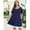 NavyBlue-1034, variant on VEPKUL Women's Plus Size Casual Printed Round Neck Lace Button Short Sleeves Dress NavyBlue_3X