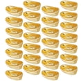thumbnail image 4 of 100 mini lingotes dorados para manualidades, mini casas, decoraciones, pequeños adornos de lingotes dorados., 4 of 5