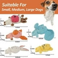 thumbnail image 4 of Internal Whistle Pets Plush Toys Bite Resistance Colorful Various Cute Cartoon Animal Shape Soft Dolls Interactive Training Props, 4 of 8