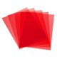 thumbnail image 1 of 5 Pcs Filtro de Gel de Corrección de Color Transparente 11.7 x 8.3 Pulgadas, Rojo, 1 of 6