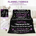 thumbnail image 4 of Gifts for Mom, to My Mom Blanket from Daughter, Mom Birthday Gifts, Mom Ideas Gifts from Kids, Birthday, Mother''s Day, Christmas, Thanksgiving Blanket Gifts for Mom, 60 "X80\u201c, 4 of 6