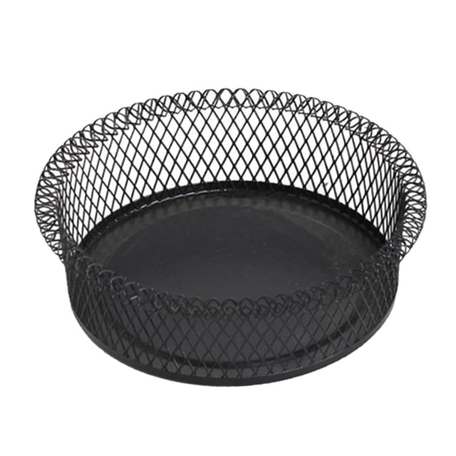 Cesta de Almacenamiento Sunnimix Contenedor Frutero Titular de Metal Redondo