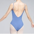 thumbnail image 5 of biudgviw Dance Bodysuits for Women Spaghetti Strap Square Neck Leotards Solid Color Comfortable One Piece Summer Outfits, 5 of 6