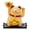 Yellow, variant on Solar Powered Waving Lucky Cat Ornament for Home Office Car Decoration Feng Shui Good Luck Charm in Bright Gold Yellow White Black