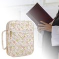 thumbnail image 1 of Estuche para Biblia con asa, bolso de mano compacto y portátil con estampado floral, ideal como regalo para mujer Flor de hoja verde, 1 of 9